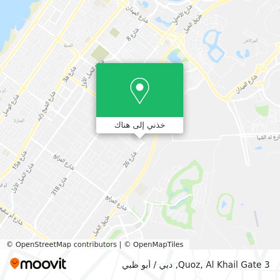 خريطة Quoz, Al Khail Gate 3