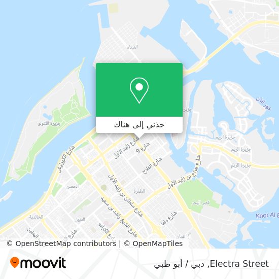 خريطة Electra Street