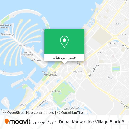 خريطة Dubai Knowledge Village Block 3
