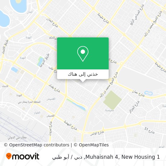 خريطة Muhaisnah 4, New Housing 1