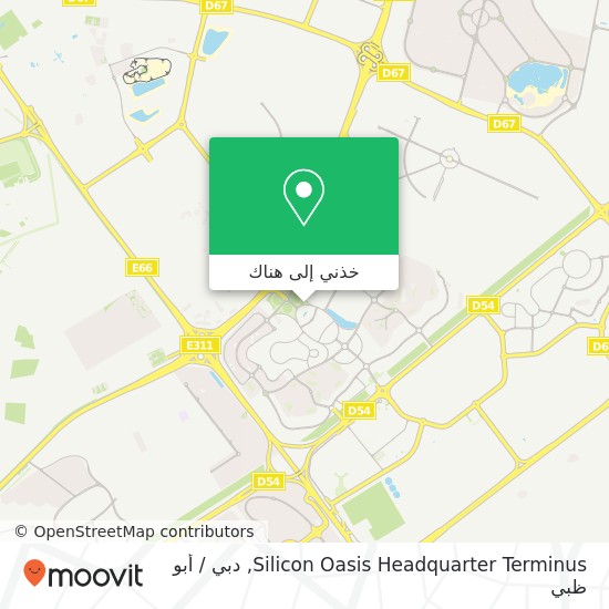 خريطة Silicon Oasis Headquarter Terminus