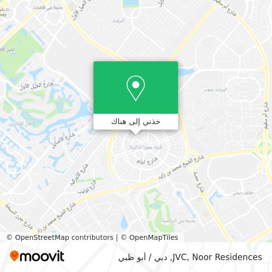 خريطة JVC, Noor Residences