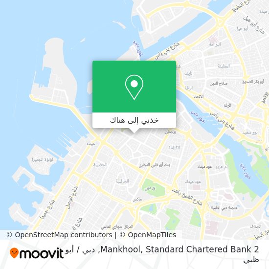 خريطة Mankhool, Standard Chartered Bank 2