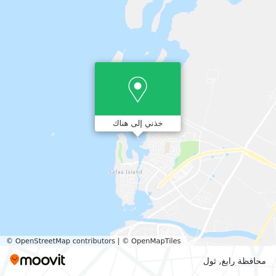خريطة محافظة رابغ