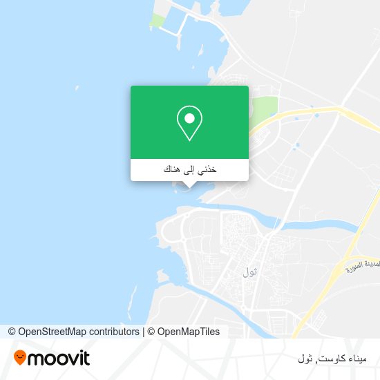 خريطة ميناء كاوست