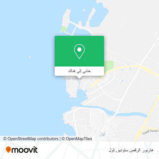 خريطة هاربور الرقص ستوديو