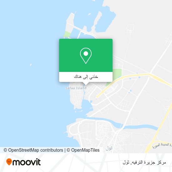 خريطة مركز جزيرة الترفيه