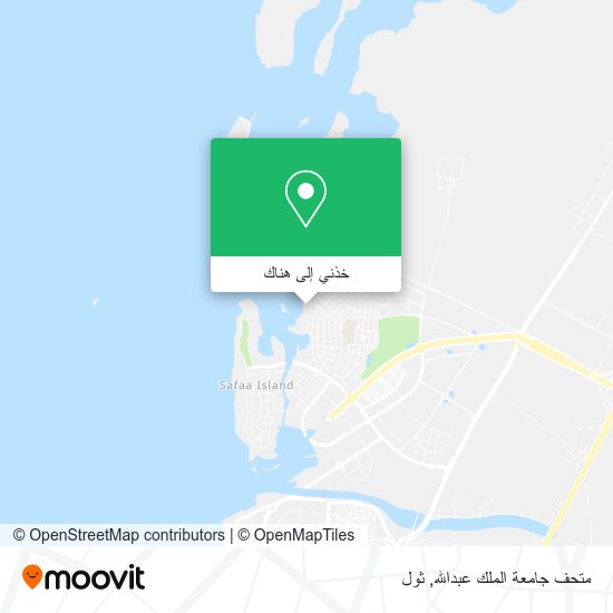 خريطة متحف جامعة الملك عبدالله