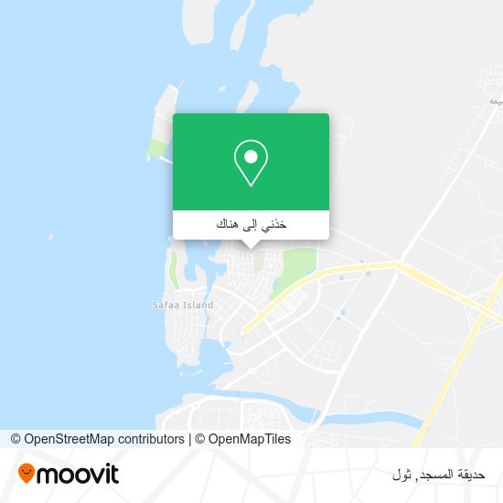 خريطة حديقة المسجد