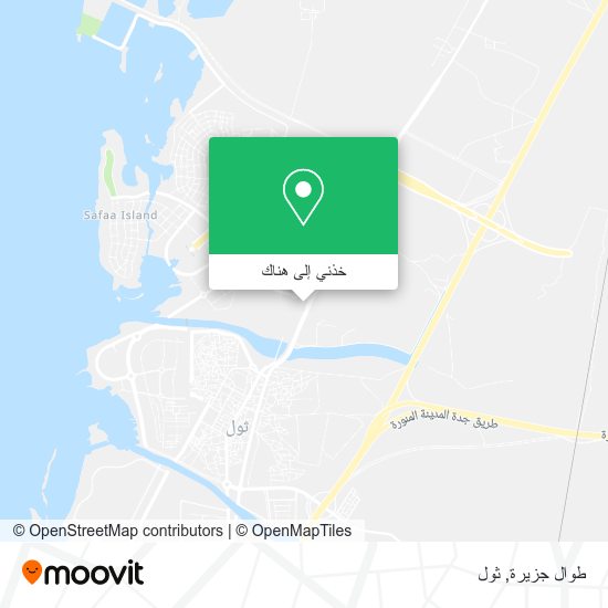 خريطة طوال جزيرة