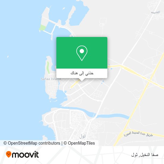 خريطة صفا النخيل