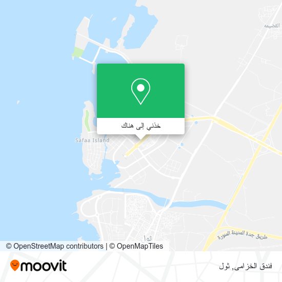 خريطة فندق الخزامى
