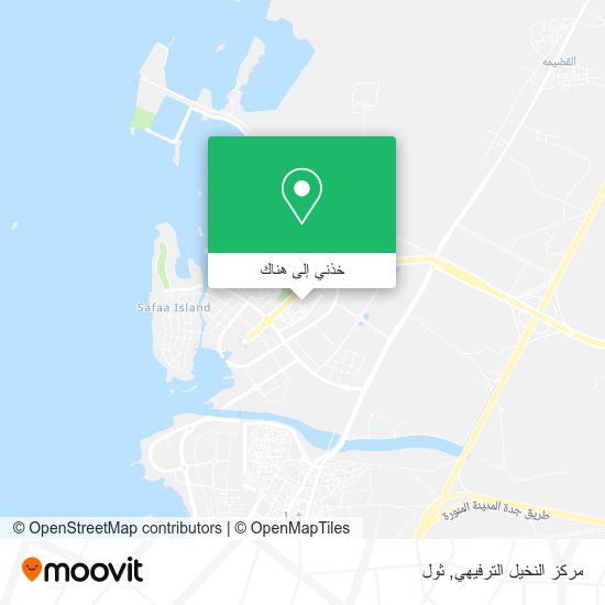 خريطة مركز النخيل الترفيهي
