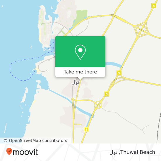 خريطة Thuwal Beach