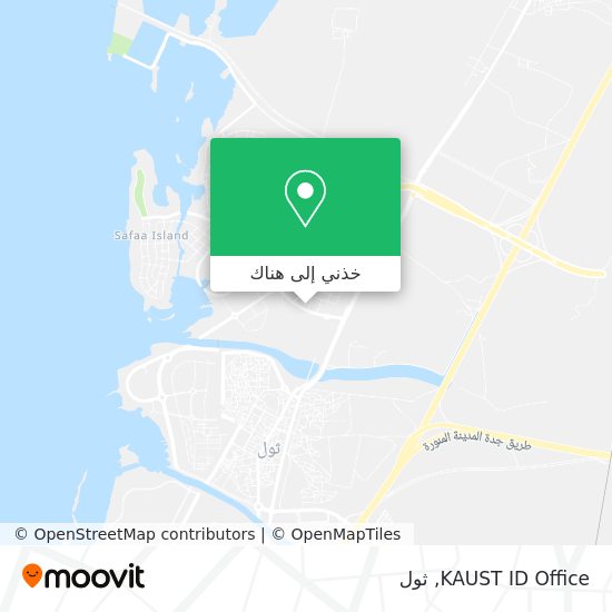 خريطة KAUST ID Office