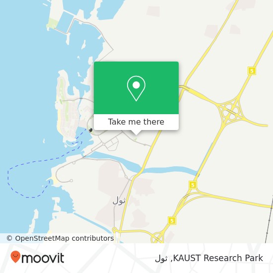 خريطة KAUST Research Park