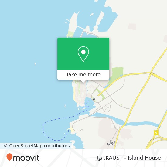 خريطة KAUST - Island House