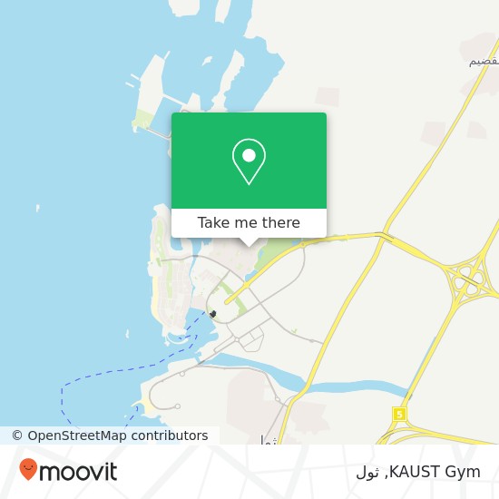 خريطة KAUST Gym