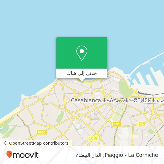 خريطة Piaggio - La Corniche