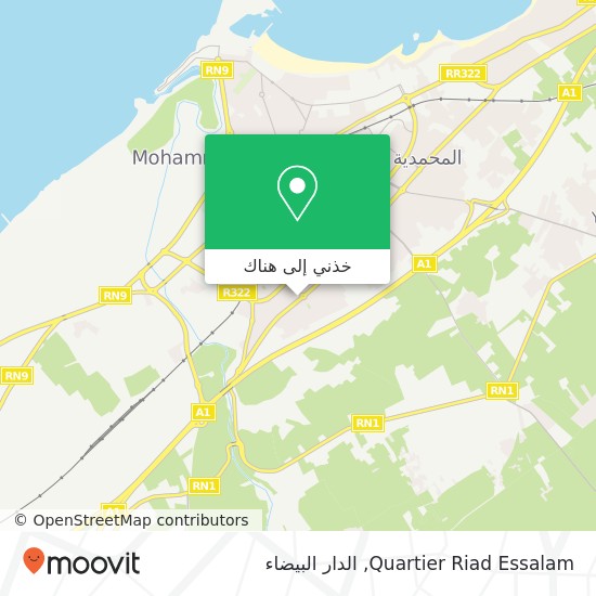 خريطة Quartier Riad Essalam