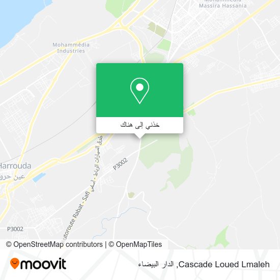خريطة Cascade Loued Lmaleh