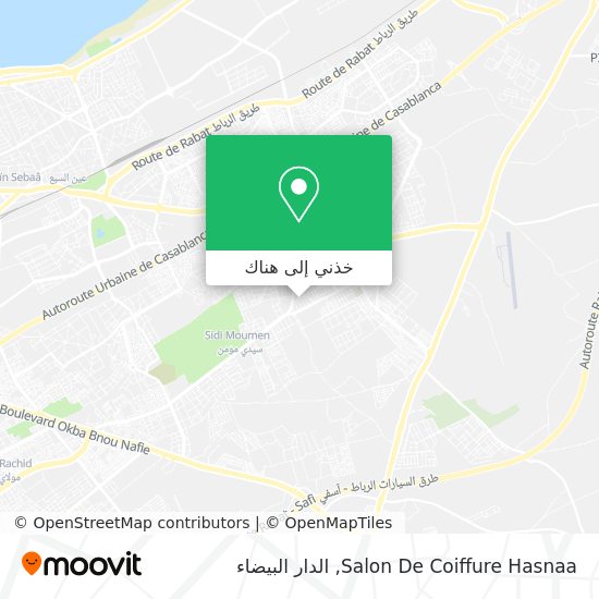 خريطة Salon De Coiffure Hasnaa