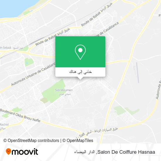 خريطة Salon De Coiffure Hasnaa