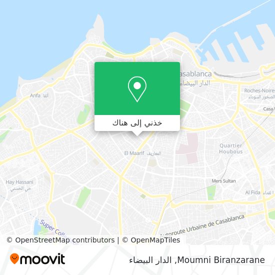 خريطة Moumni Biranzarane