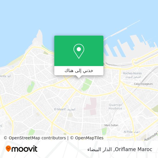 خريطة Oriflame Maroc