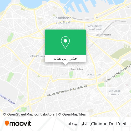 خريطة Clinique De L'oeil