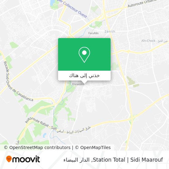 خريطة Station Total | Sidi Maarouf
