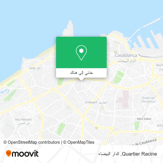 خريطة Quartier Racine