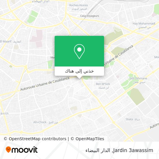 خريطة Jardin 3awassim