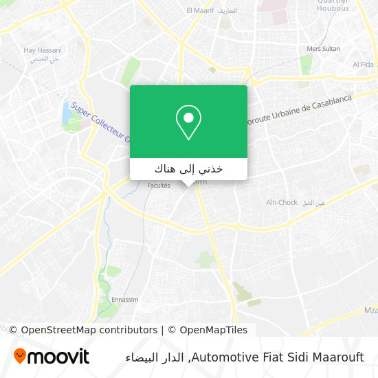 خريطة Automotive Fiat Sidi Maarouft