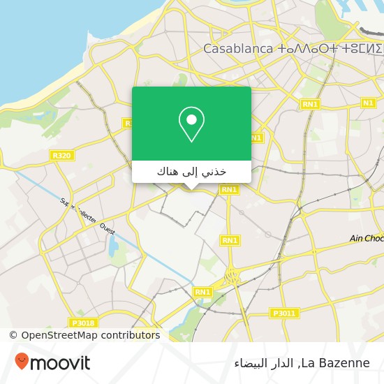 خريطة La Bazenne