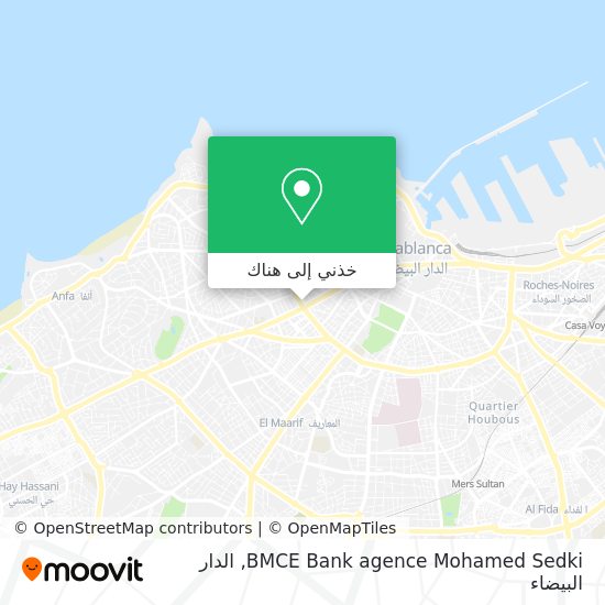 خريطة BMCE Bank agence Mohamed Sedki