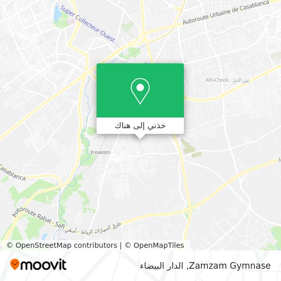 خريطة Zamzam Gymnase