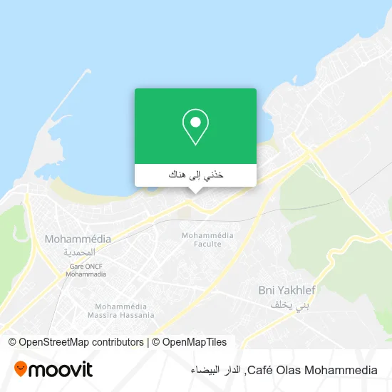 خريطة Café Olas Mohammedia