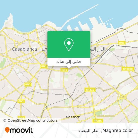 خريطة Maghreb color