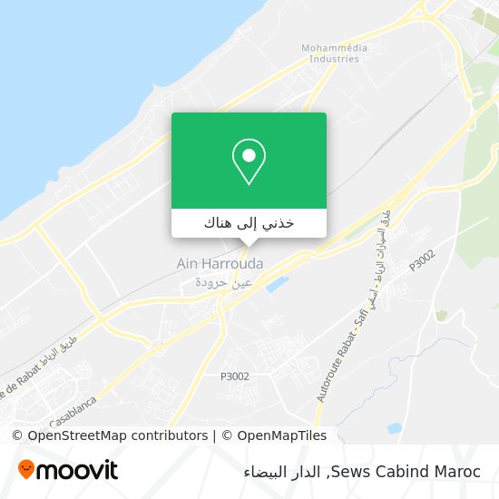 خريطة Sews Cabind Maroc