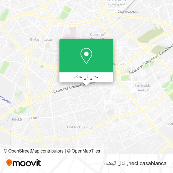 خريطة heci casablanca