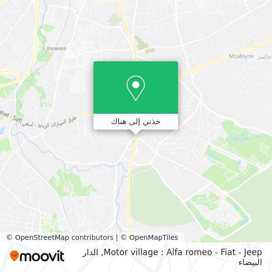 خريطة Motor village : Alfa romeo - Fiat - Jeep