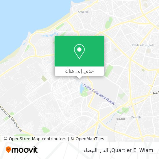 خريطة Quartier El Wiam