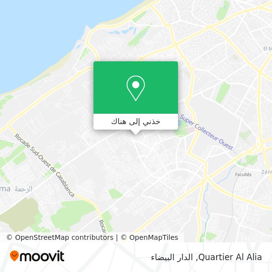 خريطة Quartier Al Alia