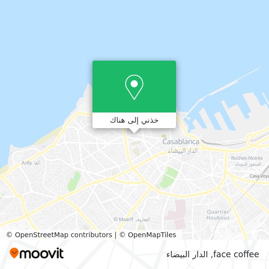 خريطة face coffee