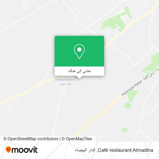 خريطة Café restaurant Almadina