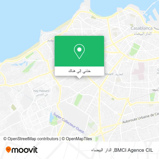 خريطة BMCI Agence CIL