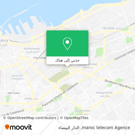 خريطة maroc telecom Agence