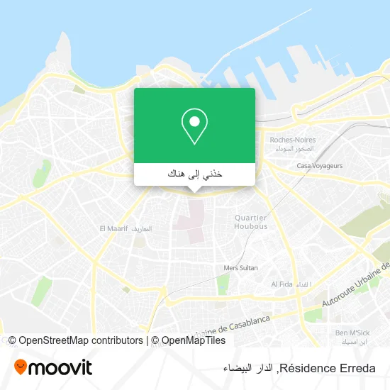 خريطة Résidence Erreda