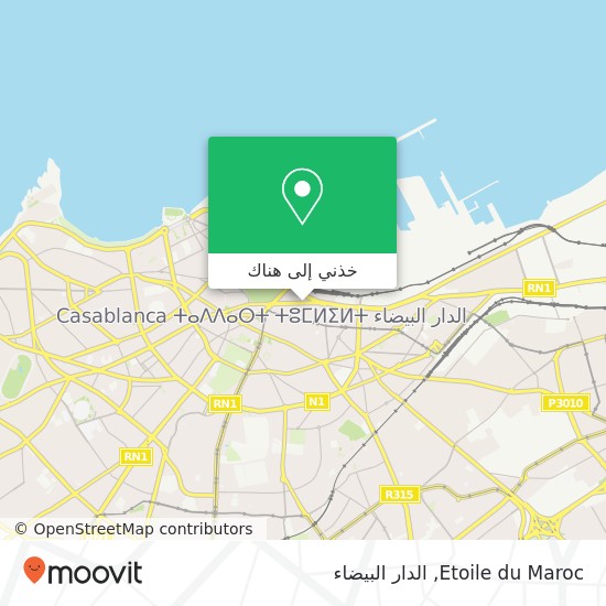خريطة Etoile du Maroc